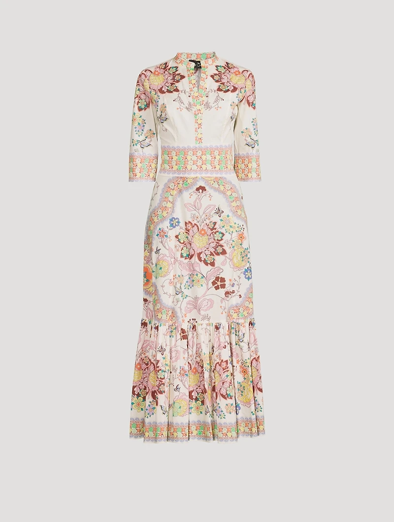 Printed Shirt Dress