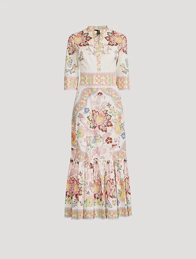 Printed Shirt Dress