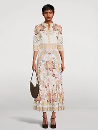 Printed Shirt Dress