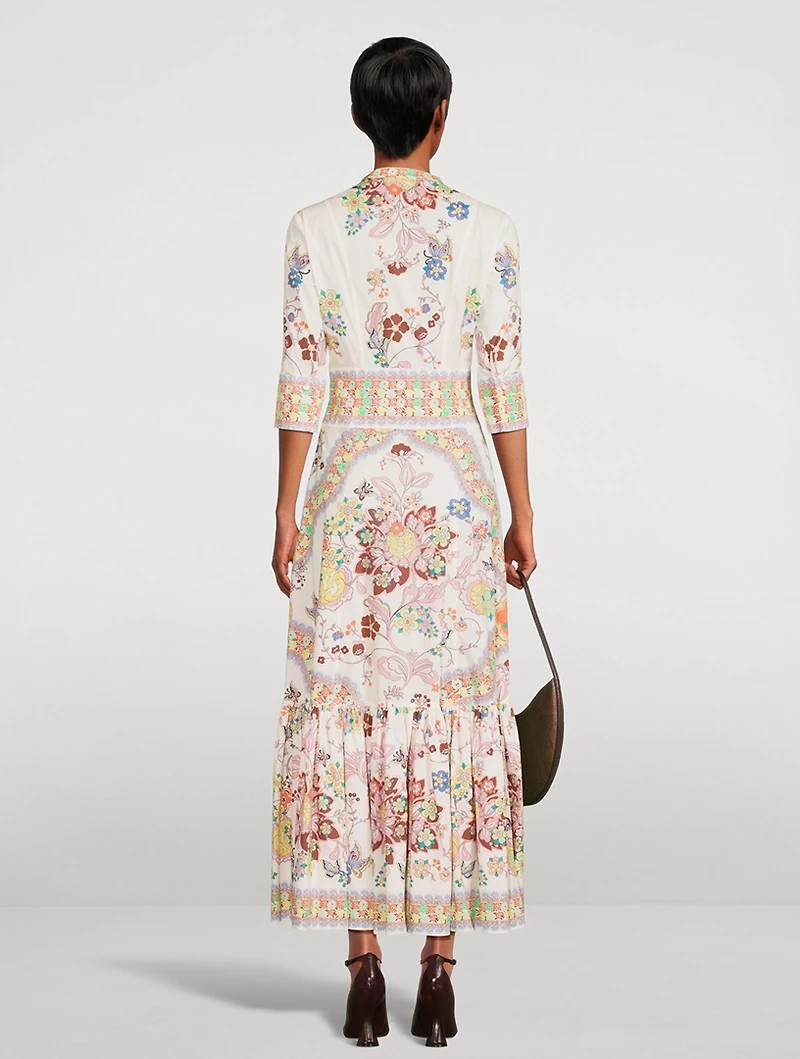 Printed Shirt Dress