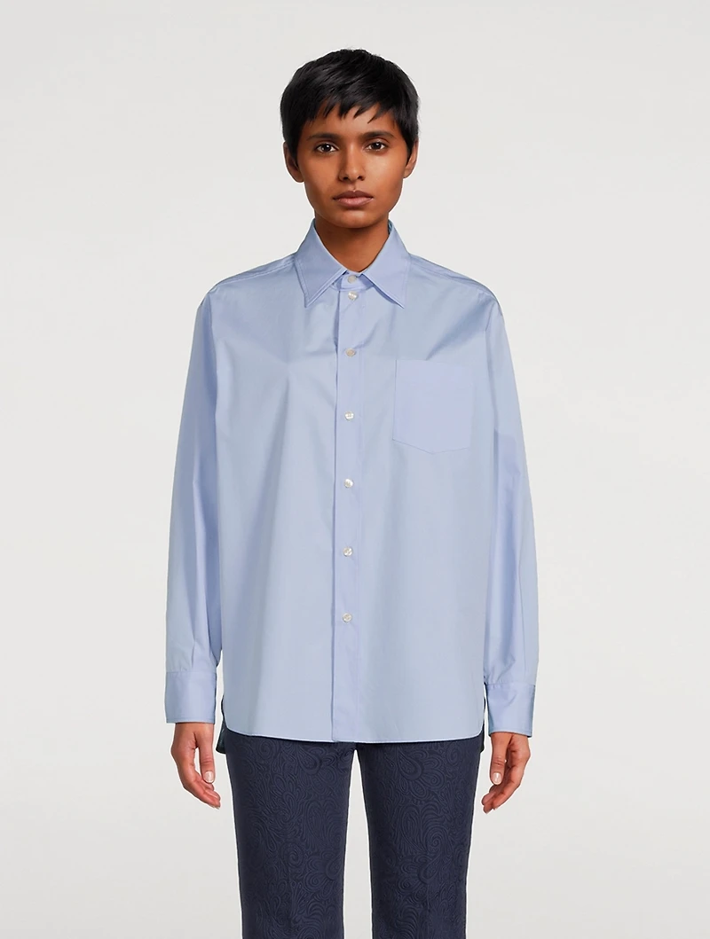 Mixed-Media Shirt