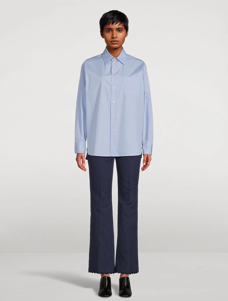 Mixed-Media Shirt