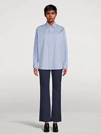 Mixed-Media Shirt