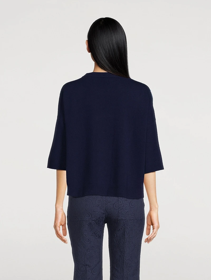 Mixed-Media Sweater