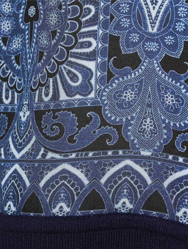 Mixed-Media Sweater