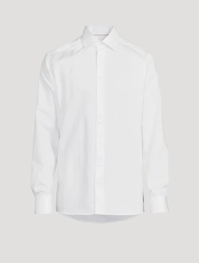 Slim-Fit Textured Twill Shirt