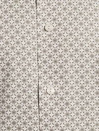 Slim-Fit Twill Shirt Geometric Print
