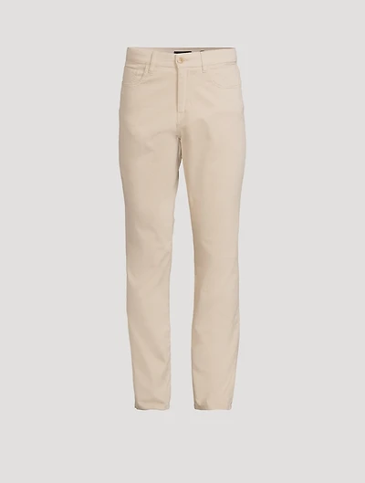 Dylan Peached Stretch Cotton Slim Pants