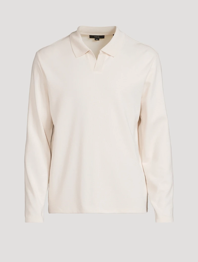 Milano Long-Sleeve Polo Shirt