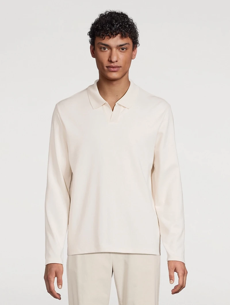 Milano Long-Sleeve Polo Shirt