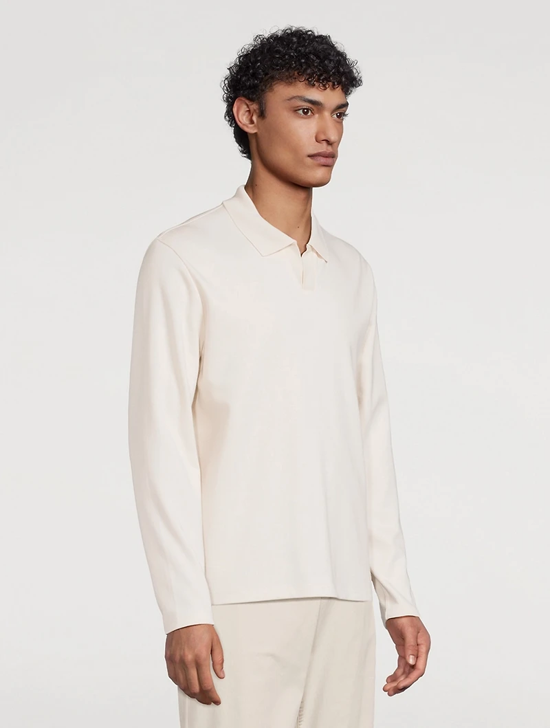Milano Long-Sleeve Polo Shirt