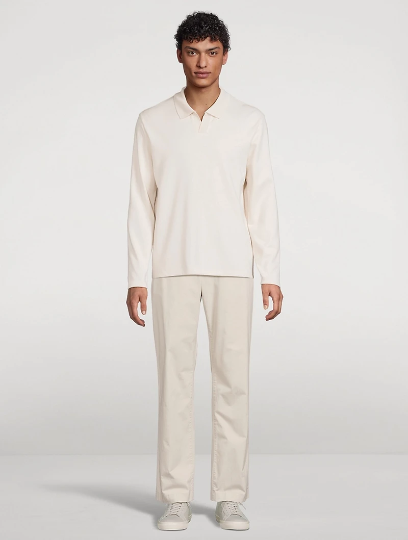 Milano Long-Sleeve Polo Shirt