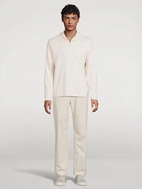 Milano Long-Sleeve Polo Shirt