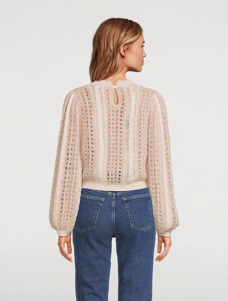 Mixed-Stitch Sweater