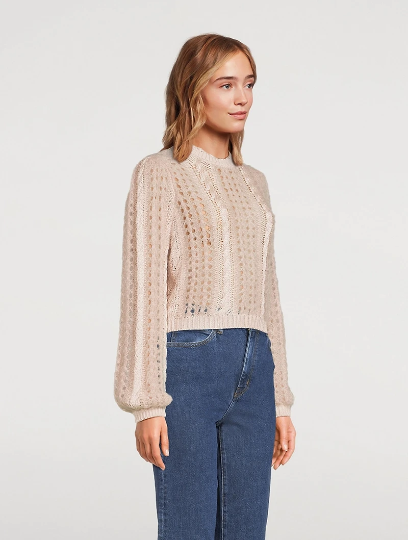 Mixed-Stitch Sweater