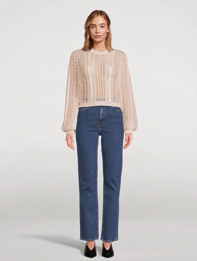 Mixed-Stitch Sweater