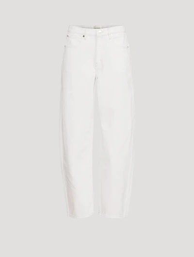 Low-Slung Barrel-Leg Jeans