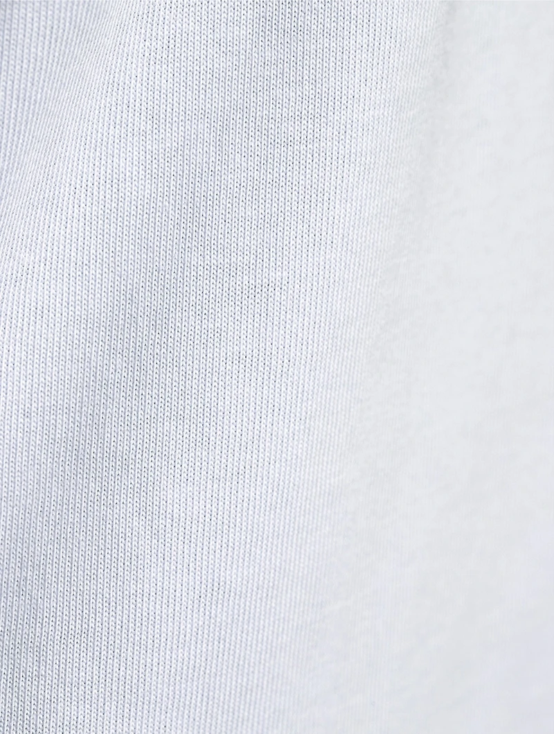 Pleated-Sleeve T-Shirt