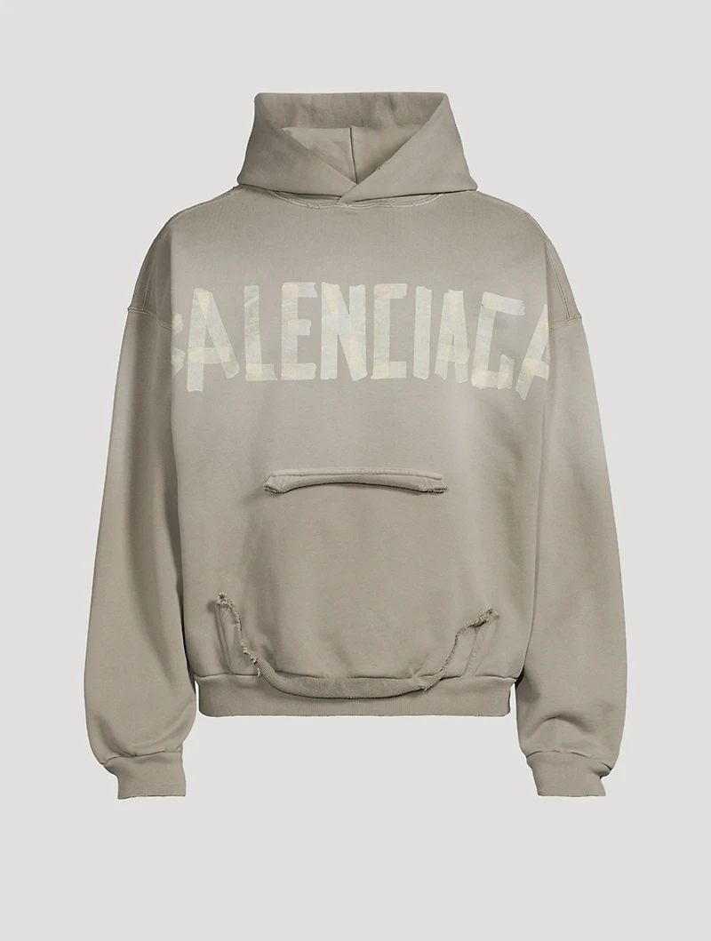 New Tape Type Fleece Hoodie