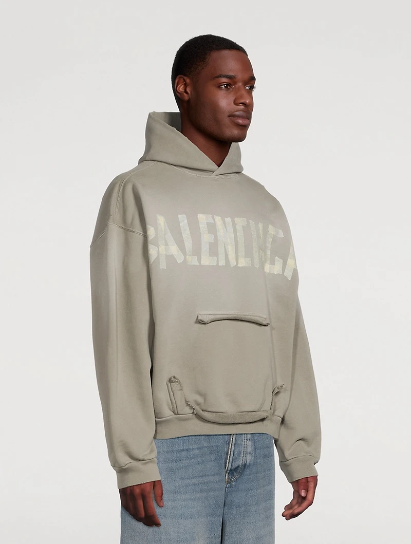 New Tape Type Fleece Hoodie