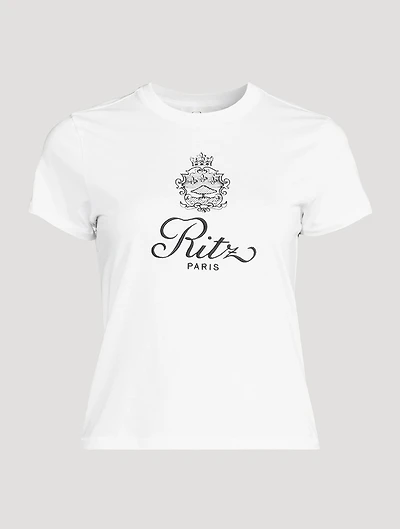 FRAME x Ritz Paris Embroidered Baby T-Shirt