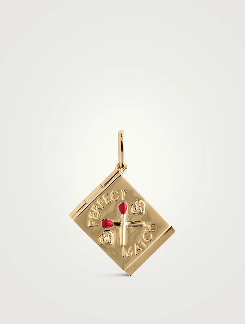 Gold Perfect Match Locket Charm