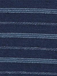 Cotton And Linen T-Shirt Striped Print