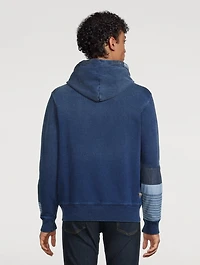 French Terry Patchwork Hoodie