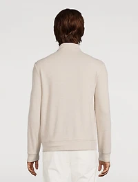 Double-Knit Jacquard Pullover Sweater
