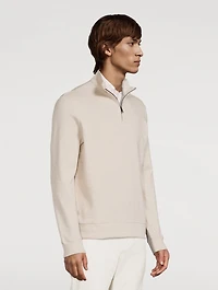 Double-Knit Jacquard Pullover Sweater