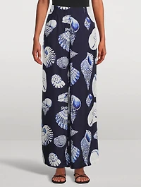 Perla Pants Felicity Shell Print