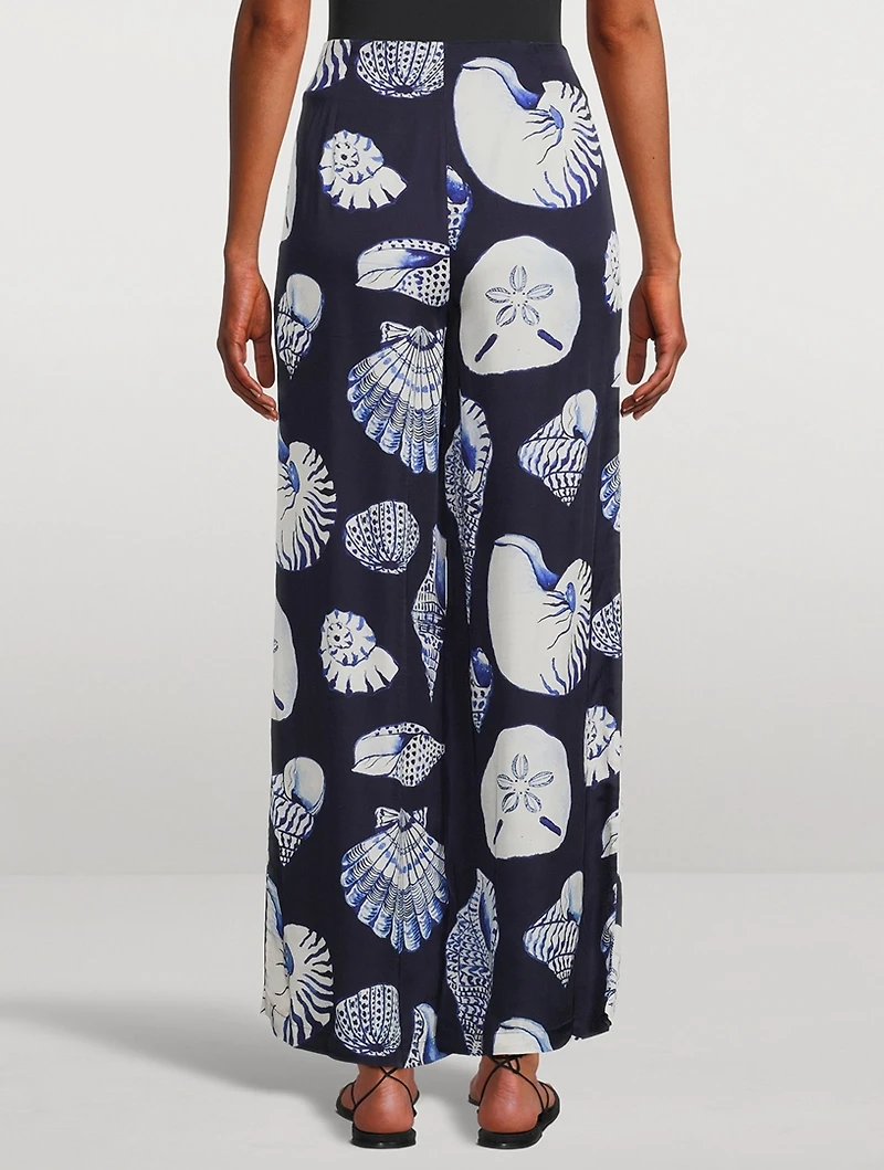 Perla Pants Felicity Shell Print
