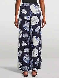 Perla Pants Felicity Shell Print
