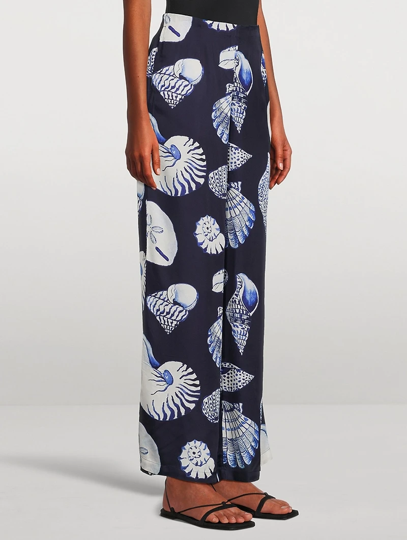 Perla Pants Felicity Shell Print