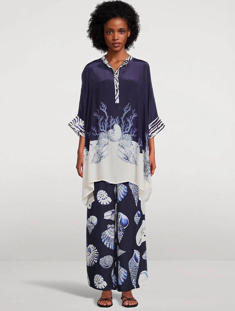 Perla Pants Felicity Shell Print