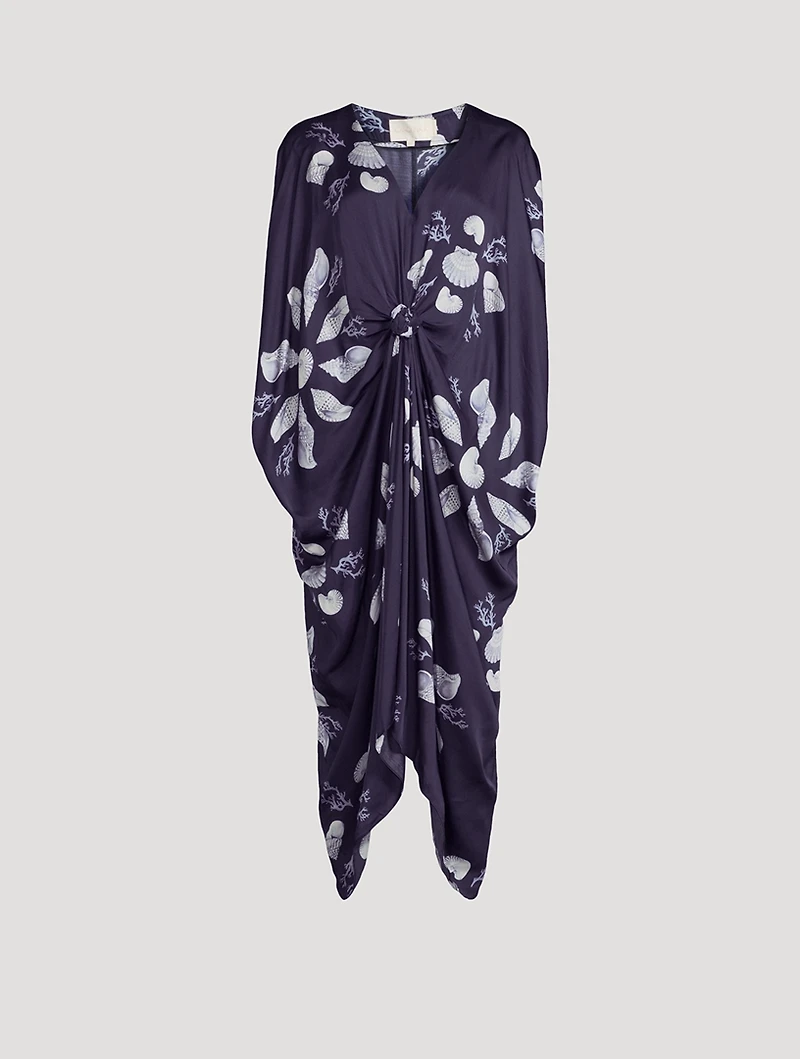Knot Kaftan Felicity Shell Print