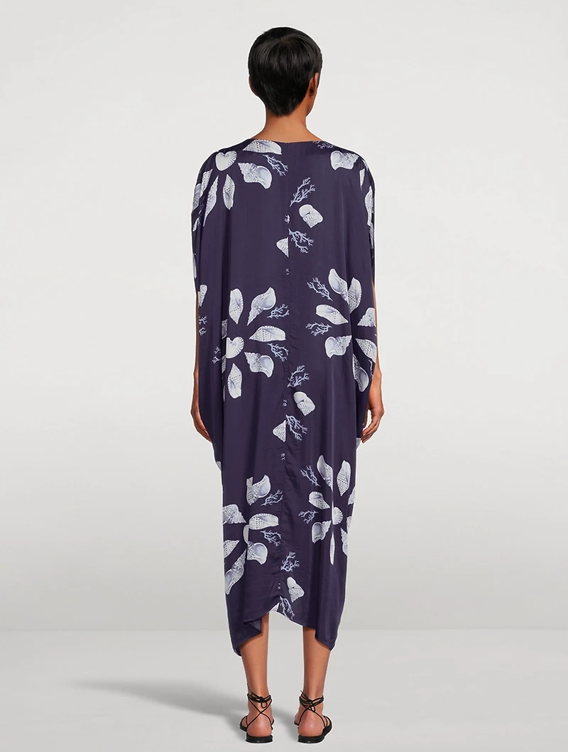 Knot Kaftan Felicity Shell Print