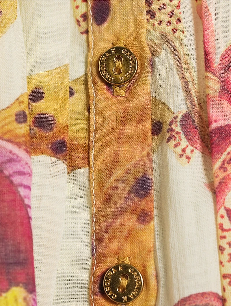 Amala Mini Dress Divine Birds Print