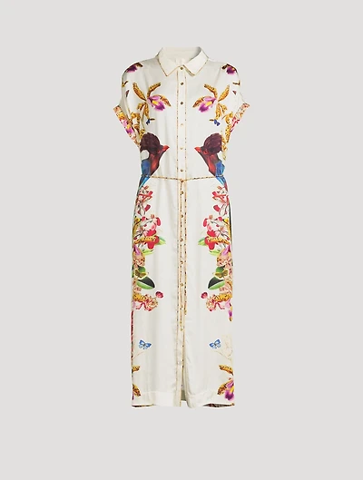 Valerie Caftan Divine Birds Print
