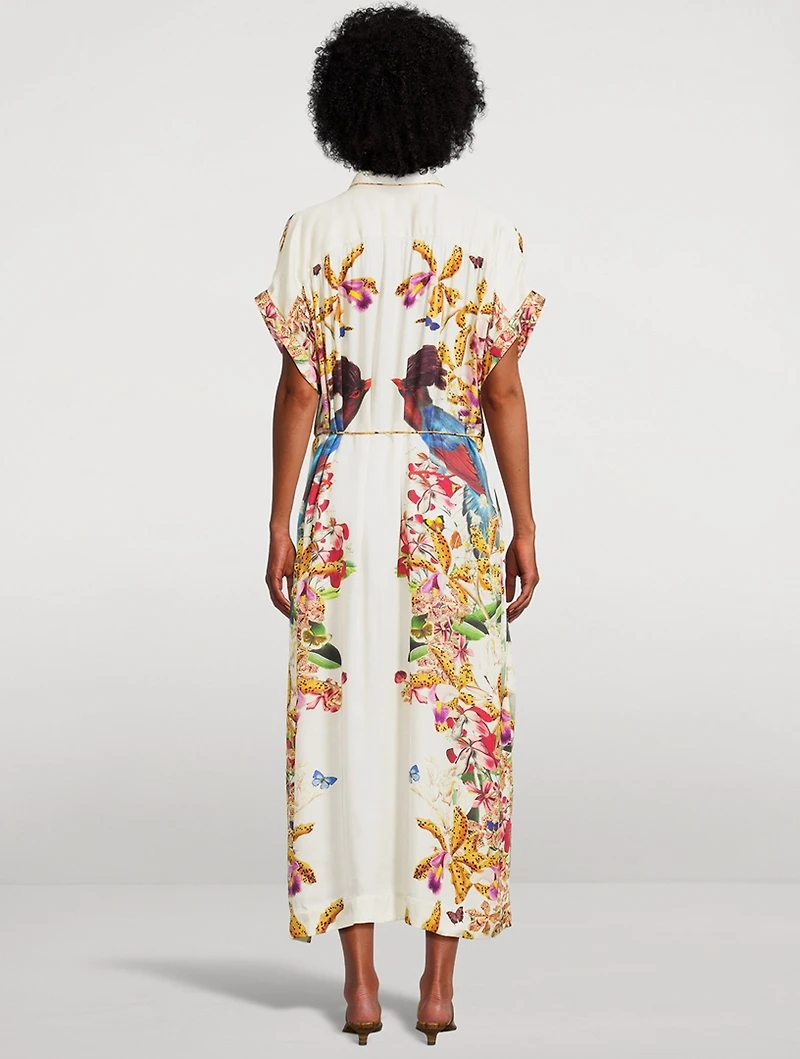 Valerie Caftan Divine Birds Print