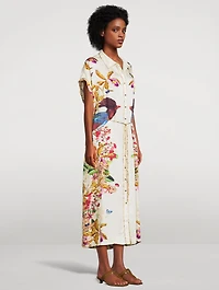 Valerie Caftan Divine Birds Print