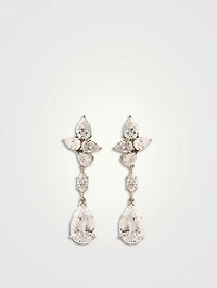 Josie Cross-Cut Pear Drop Earrings