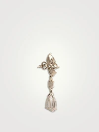 Josie Cross-Cut Pear Drop Earrings