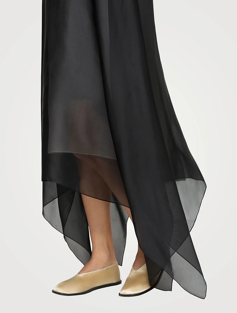 Silk Organza Handkerchief Dress
