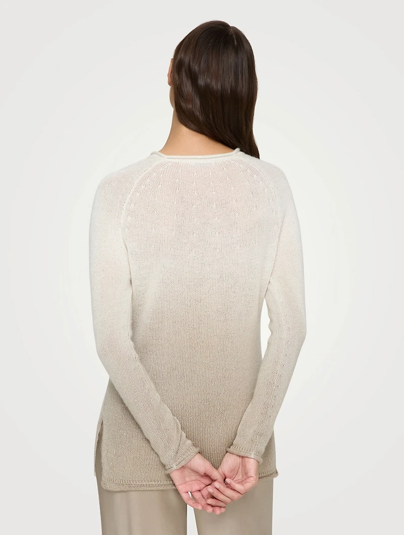 Embellished Ombré Sweater