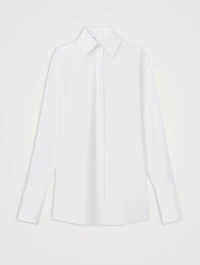 Portrait Oversized Poplin Shirt