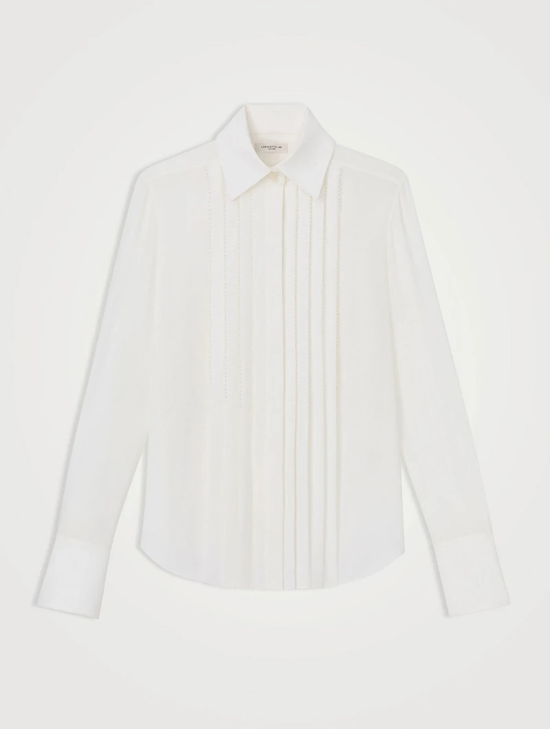 Beaded Georgette Shirt