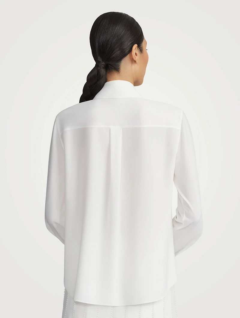 Beaded Georgette Shirt