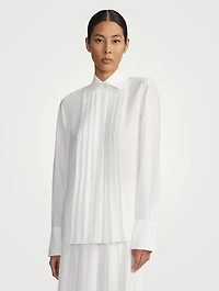 Beaded Georgette Shirt