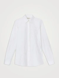 Baroque Embroidered Poplin Shirt